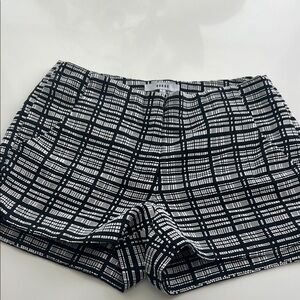 Ro & De High Waist Black and White Shorts